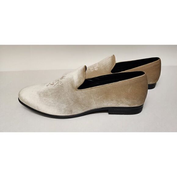 Amali Mens Velvet Tan Loafer Size US10.5 - Picture 3 of 8